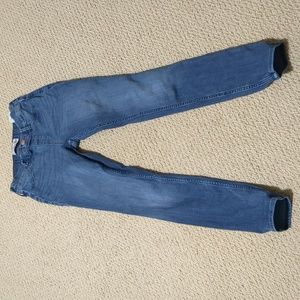 Worn abercrombie kids girl pull-on jean leggings